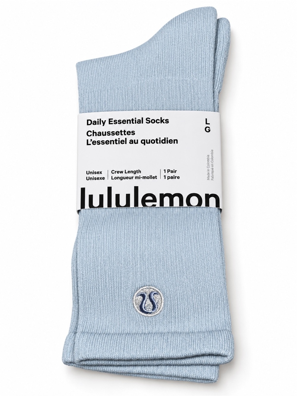lululemon athletica Daily Essential Crew Socks - Light Blue